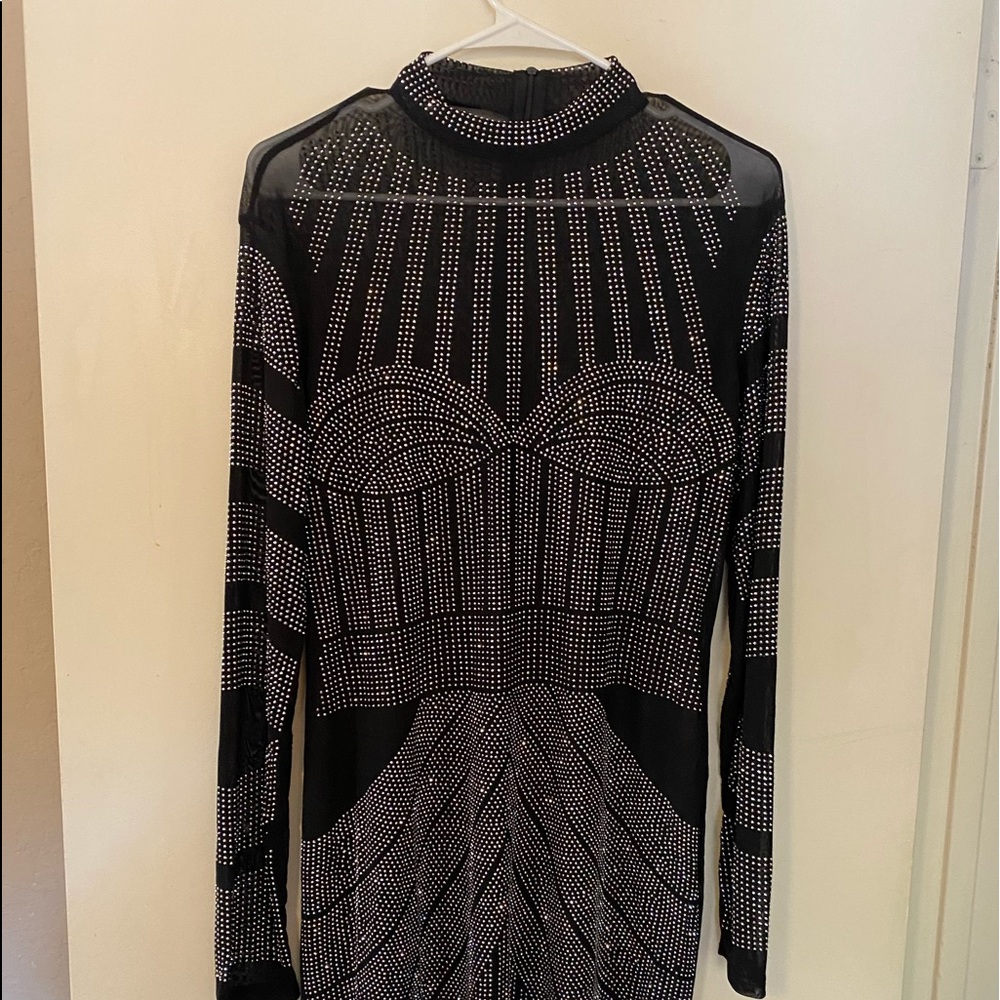 Rhinestone cocktail dress